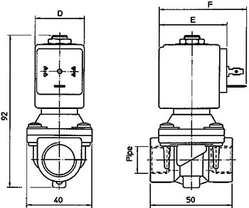 Рис.1. Схема клапана 21H8KB120