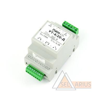 Преобразователи измерительные (датчики) постоянного и переменного напряжения ПИН-30-УТ-4/20-Д