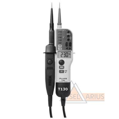 Тестер напряжения и целостности цепи Fluke T130/VDE с ЖК-дисплеем с подсветкой для вывода показаний